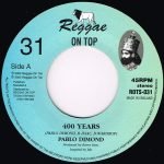 Pablo Dimond – 400 Years 45lik Plak