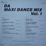 DA Maxi Dance Mix Vol. 1 LP Renkli Plak - Görsel 2