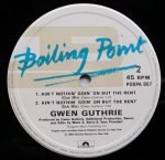 Gwen Guthrie ‎– Ain't Nothin' Goin' On But The Rent 12" Maxi Single Plak - Görsel 2
