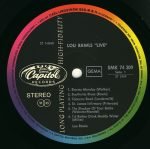 Lou Rawls ‎– Live! LP Plak - Görsel 3