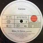 Carrara – Shine On Dance 12" Maxi Single Plak - Görsel 4
