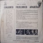 Aparcoa – Conjunto Folklórico Aparcoa LP Plak - Görsel 2