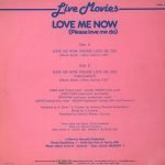 Live Movies – Love Me Now 12" Maxi Single Plak - Görsel 2