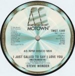 Stevie Wonder – I Just Called To Say I Love You 12" Maxi Single Plak - Görsel 4