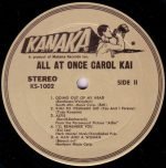 Carol Kai – All At Once LP Plak - Görsel 4
