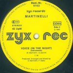 Martinelli ‎– Voice (In The Night) 12" Maxi Single Plak - Görsel 2