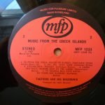 Tacticos And His Bouzoukis – Music From The Greek Islands LP Plak - Görsel 4
