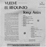 Jorge Ariza – Vuelve El Requinto LP Plak - Görsel 2