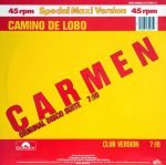 Camino De Lobo – Carmen 12" Maxi Single Plak - Görsel 2