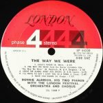 Ronnie Aldrich His Two Pianos – The Way We Were LP Plak - Görsel 3