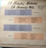 24 Melodies Hits LP Plak - Görsel 2