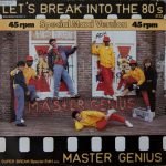 Master Genius – Let's Break Into The 80's 12" Maxi Single Plak (Electro)
