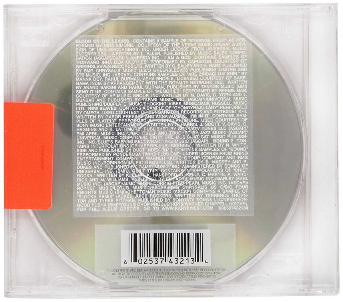 Kanye West – Yeezus CD - Görsel 2