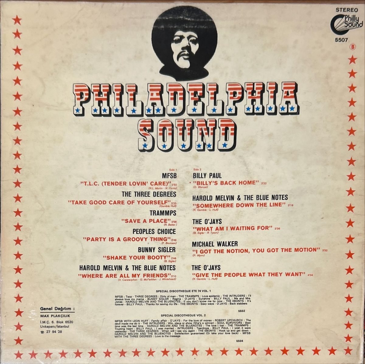 Philadelphia Sound Special Discotheques Volume III LP Plak - Görsel 2