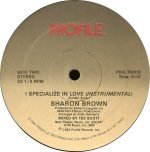 Sharon Brown – I Specialize In Love 12'' Maxi Single Plak - Görsel 4