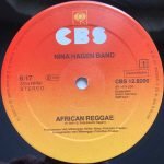Nina Hagen Band – African Reggae 12'' Maxi Single Plak - Görsel 3