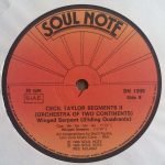 Cecil Taylor Segments II (Orchestra Of Two Continents) – Winged Serpent (Sliding Quadrants) LP Plak - Görsel 4