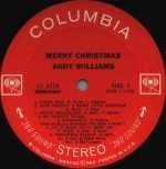 Andy Williams – Merry Christmas LP Plak - Görsel 4