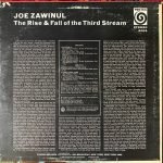 Joe Zawinul – The Rise & Fall Of The Third Stream LP Plak - Görsel 2