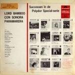 Lord Bamboo con Sonora Paramarera – Spelen Surinaamse Muziek LP Plak - Görsel 2