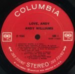 Andy Williams – Love, Andy LP Plak - Görsel 3