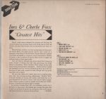 Inez & Charlie Foxx – Greatest Hits LP Plak - Görsel 2