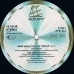 The Temptations – Papa Was A Rollin' Stone (Remix 1987) 12'' Maxi Single Plak - Görsel 4