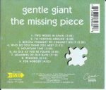 Gentle Giant – The Missing Piece CD - Görsel 2