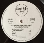 Claude Barthélémy – Jaune Et Encore LP Plak - Görsel 4