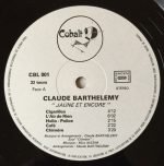 Claude Barthélémy – Jaune Et Encore LP Plak - Görsel 3