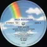 Kim Wilde – Never Trust A Stranger 12'' Maxi Single Plak - Görsel 3