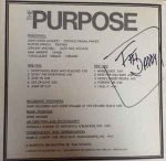 The Purpose ‎– The Purpose Of The Purpose Is The Blues LP Plak - Görsel 4