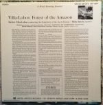Heitor Villa-Lobos – Forest Of The Amazon LP Plak - Görsel 2