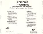 Koinonia – Frontline CD - Görsel 2