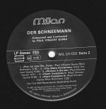 Paul Vincent Gunia – Gambit / Der Schneemann LP Plak - Görsel 4