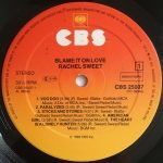 Rachel Sweet – Blame It On Love LP Plak - Görsel 3