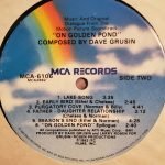 Dave Grusin – Music And Original Dialog From The Motion Picture Soundtrack "On Golden Pond" LP Plak - Görsel 4