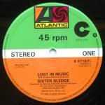 Sister Sledge – Lost In Music 12'' Maxi Single Plak - Görsel 3