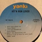 Carol Jiani – Hit 'N Run Lover LP Plak - Görsel 2
