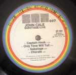 John Cale – Sabotage/Live LP Plak - Görsel 4