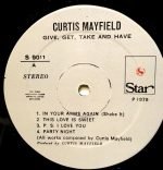 Curtis Mayfield – Give, Get, Take And Have LP Plak - Görsel 3