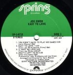 Joe Simon – Easy To Love LP Plak - Görsel 3