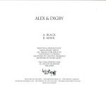 Alex & Digby – Black / Mink 12'' Maxi Single Plak (Techno) - Görsel 2