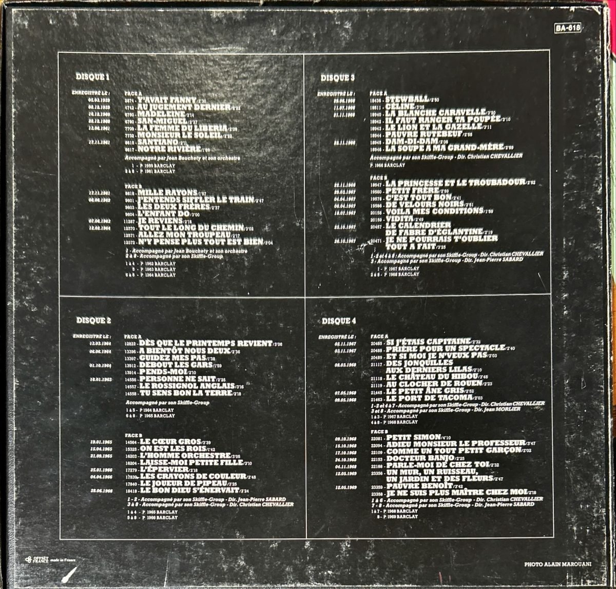 Hugues Aufray 4LP Plak Box Set - Görsel 2