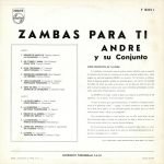 Andre Y Su Conjunto – Zambas Para Ti LP Plak - Görsel 2