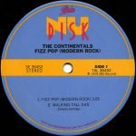 The Continentals – Fizz! Pop! Modern Rock 10" LP Plak - Görsel 3