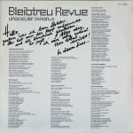 Bleibtreu Revue – Ungeheuer Paranoia LP Plak - Görsel 3
