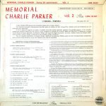 Charlie Parker – Memorial Charlie Parker LP Plak - Görsel 2