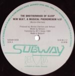 Brotherhood Of Sleep – New Beat, A Musical Phenomenon 12" Maxi Single Plak - Görsel 2