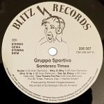 Gruppo Sportivo – Sombrero Times LP Plak - Görsel 3